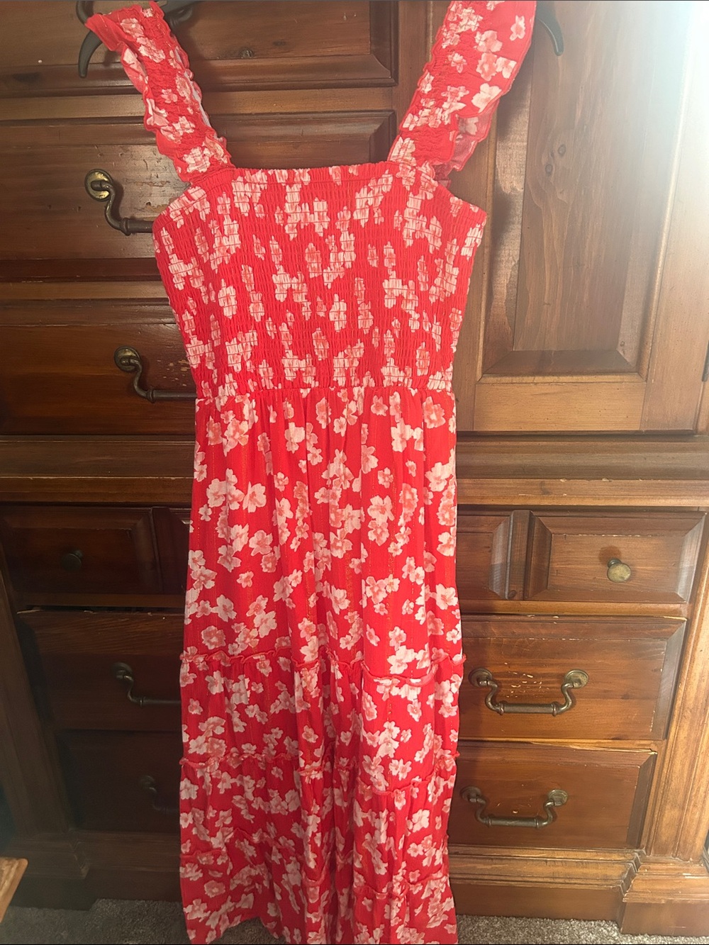Red Midi Dress